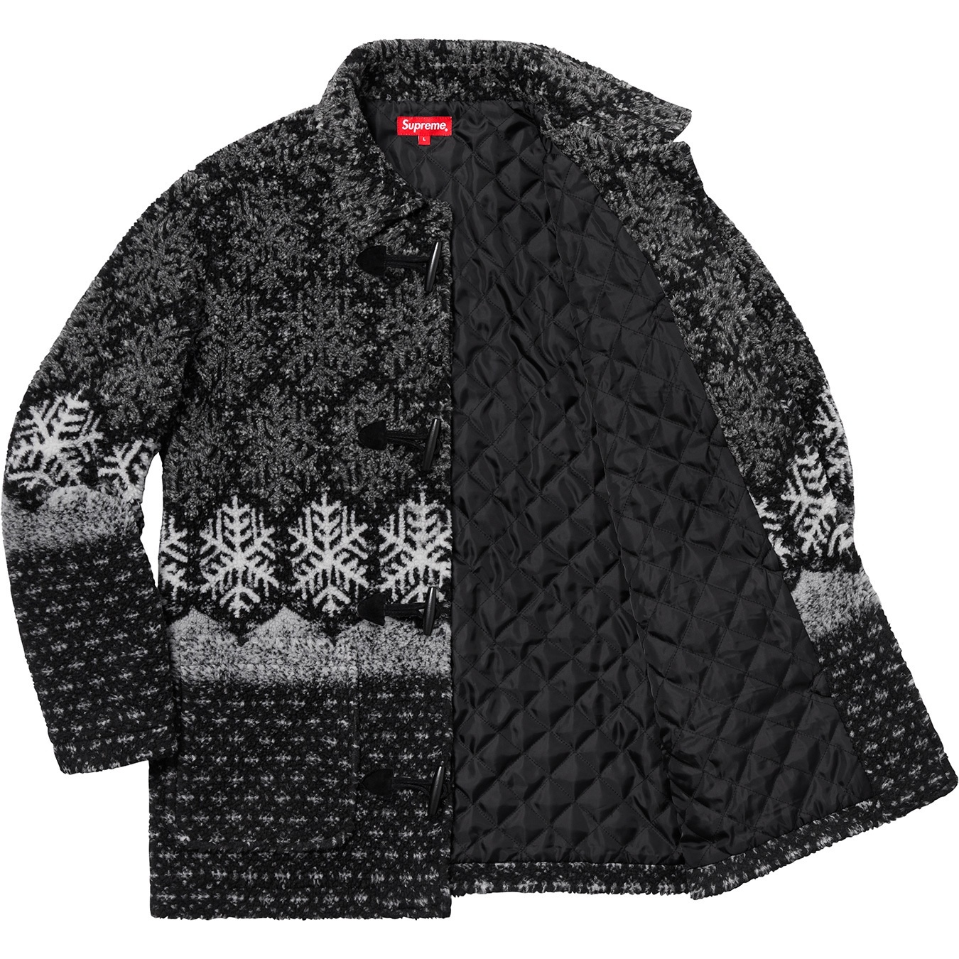 Snowflake Toggle Fleece Jacket view 3
